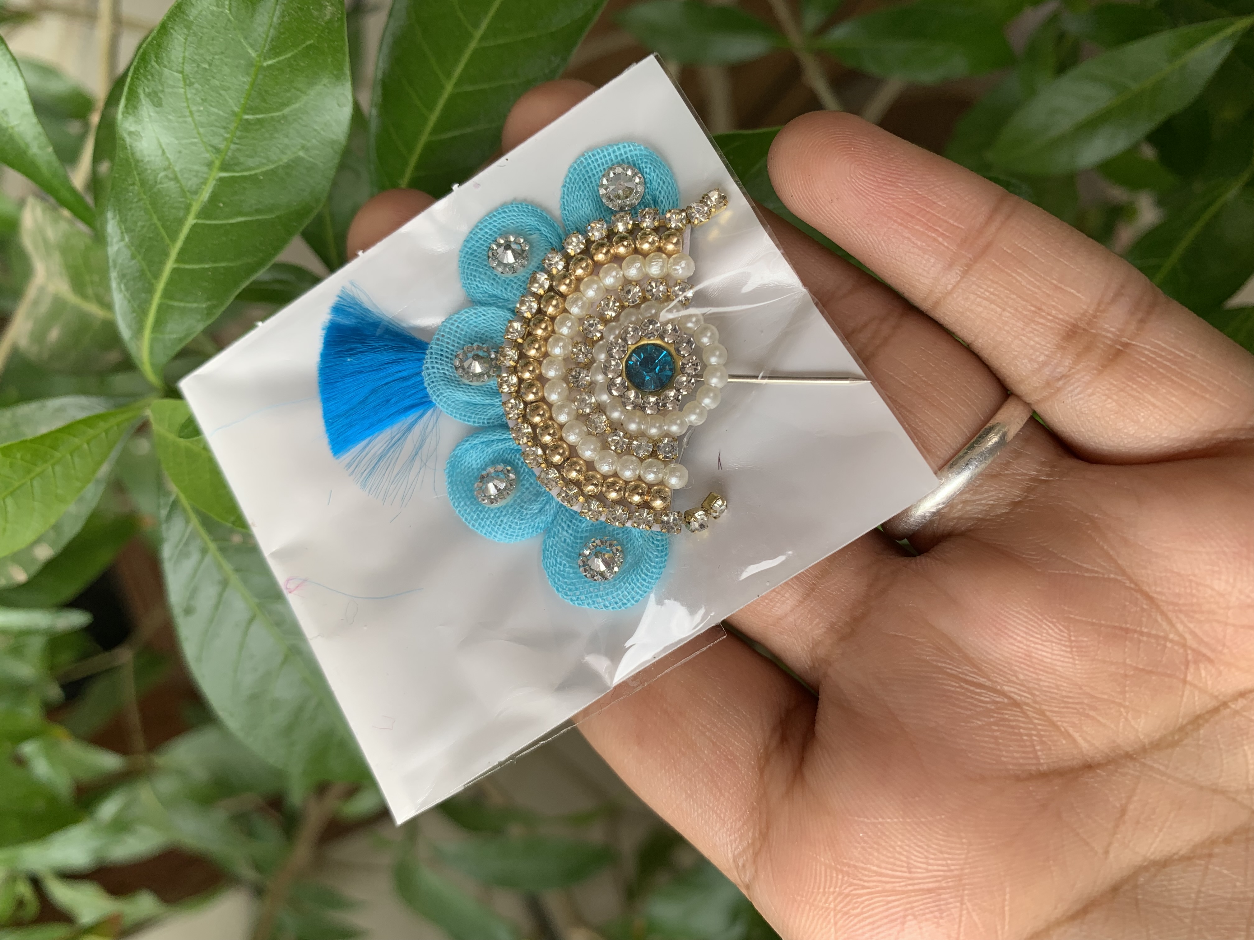 Sunder Blue Pagdi Attachment 